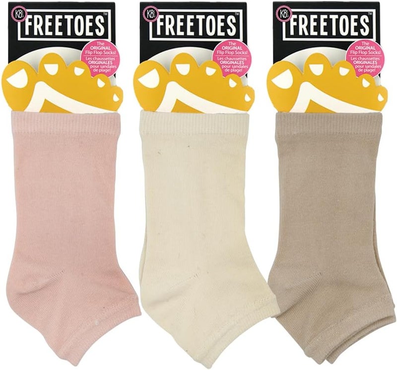 Freetoes جوارب بدون أصابع 3 عبوات - Image 2